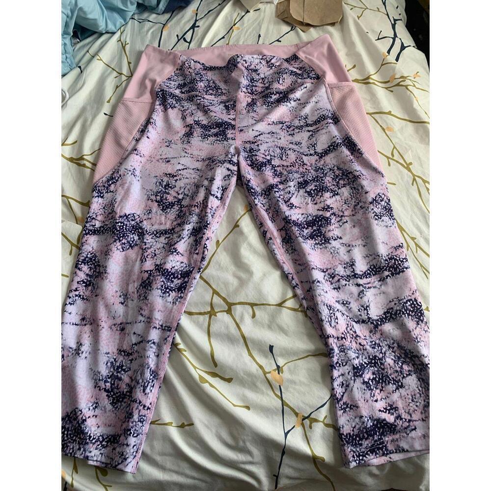 Pink and Purple Athletic Tex Activewear leggings 2XL smoke free home women’s​​​